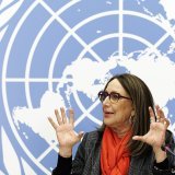 La secrétaire générale de la Conférence des Nations Unies sur le commerce et le développement (CNUCED) Rebeca Grynspan considère un possible déplacement à Moscou dans les prochains jours pour parler de l'accord sur les céréales ukrainiennes (archi...